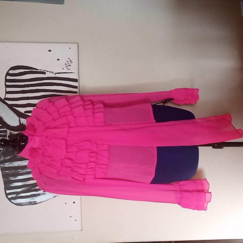 A Womens Pink Blouse
